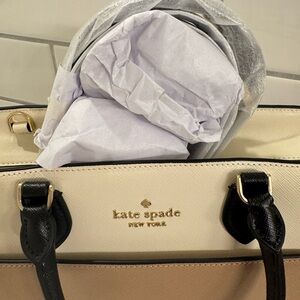 Kate Spade Cream and Tan Satchel